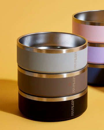 Tone on tone Stainless steel Bowl Grey