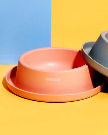 Tone on tone Single Bamboo Bowl Orange