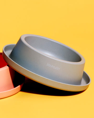 Tone on tone Single Bamboo Bowl Grey