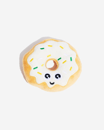 Squeak Toys Donut White