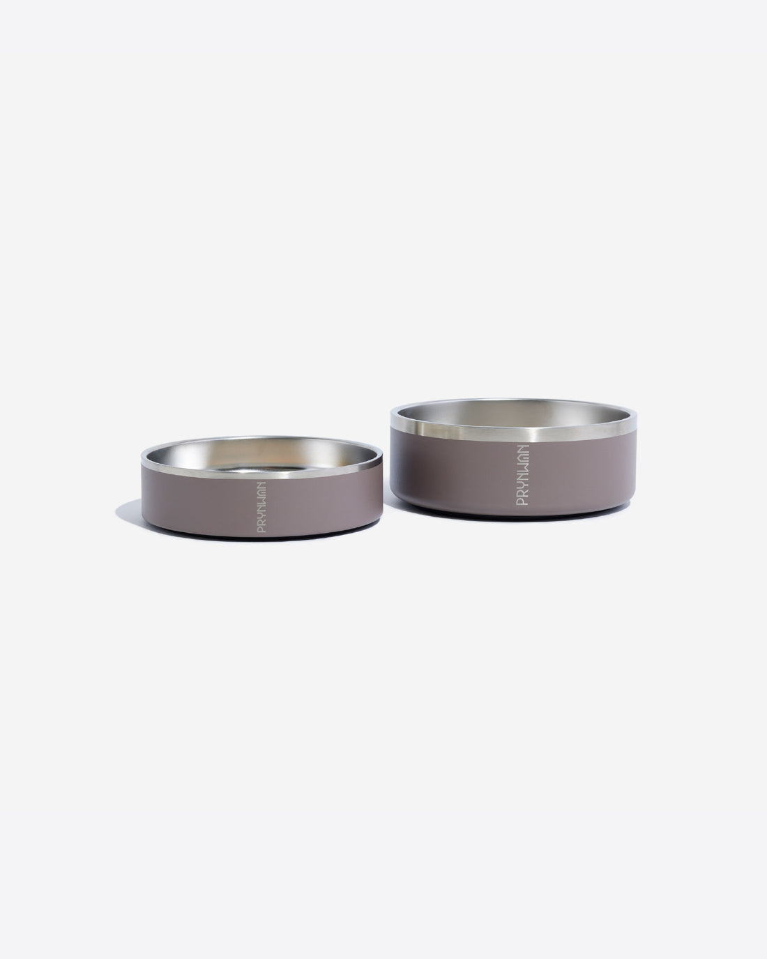 Tone on tone Stainless steel Bowl Taupe