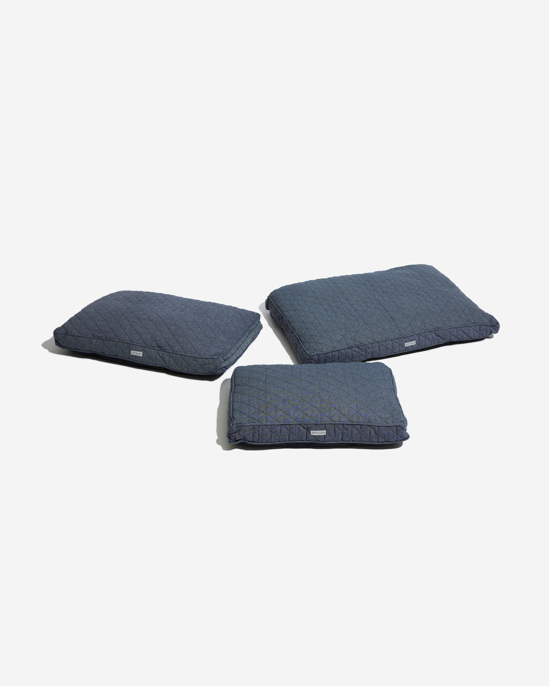 Square Mattress Bed Grey