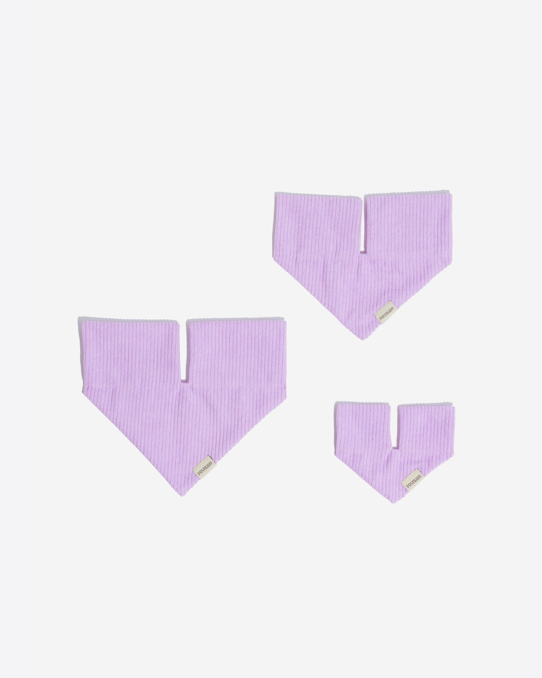 Tone on tone Triangle Bandana Viola