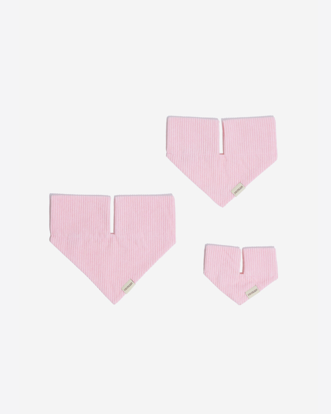 Tone on tone Triangle Bandana Rosa