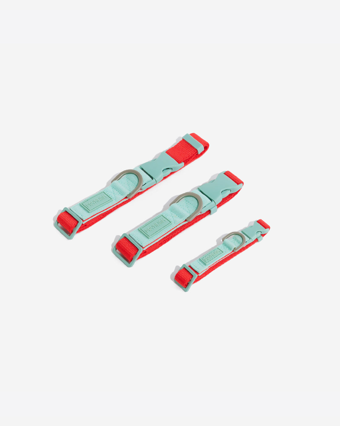 Two Tone Quick Release Collar Red Mint