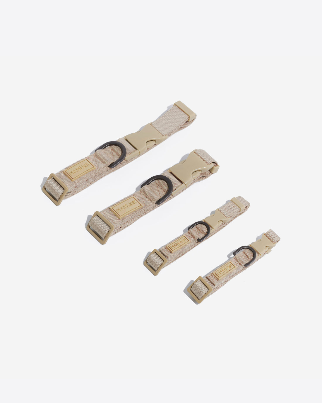 Tone On Tone Quick Release Collar Beige