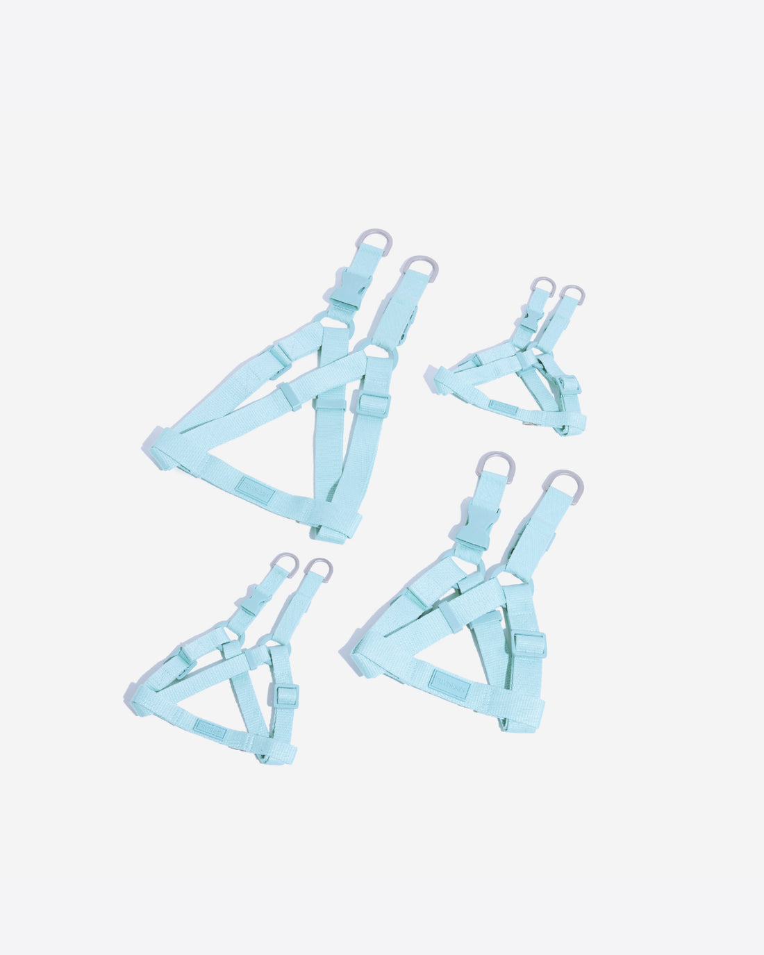 Tone on tone Step-in Harness Baby Blue