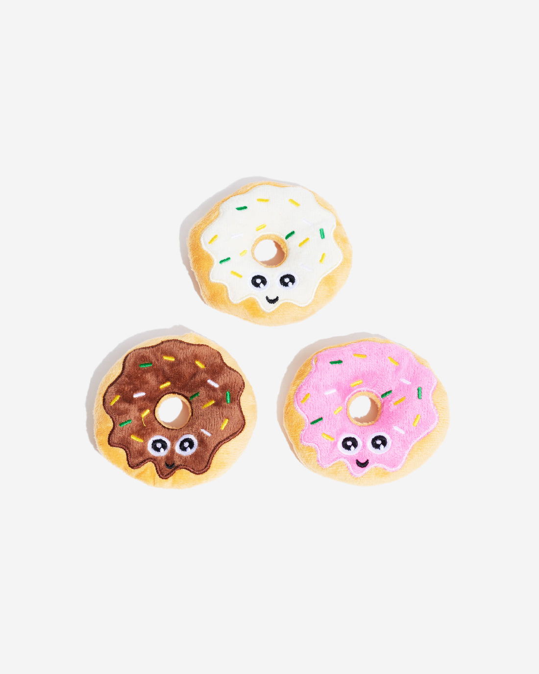 Squeak Toys Donut Brown