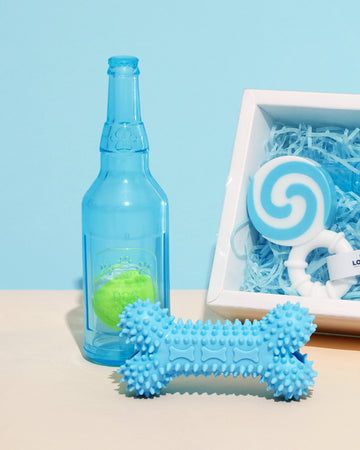 Puzzle Toy Bottle Blue