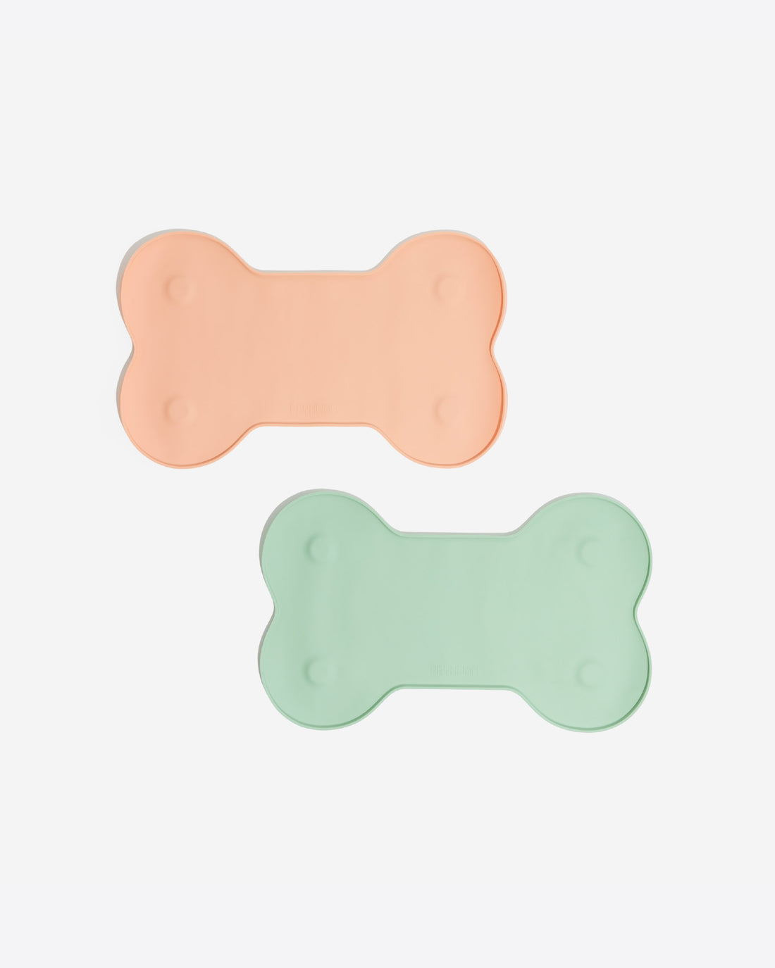 Bone Shape Floor Mat Mint