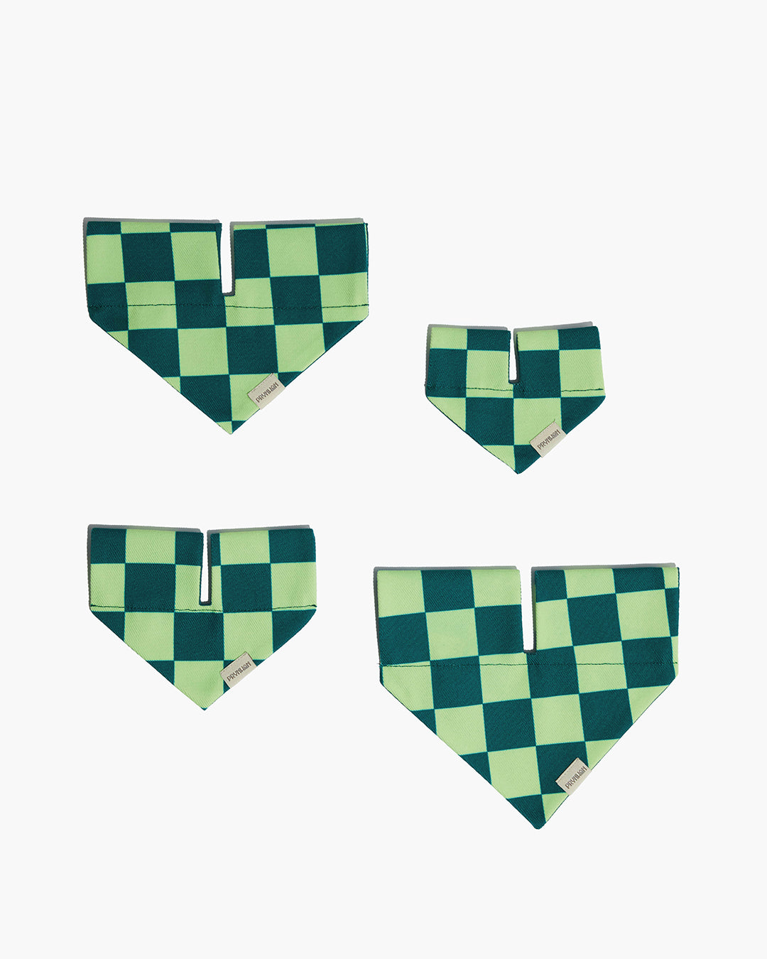 Prynometry Triangle Bandanas Fresh Duo Green