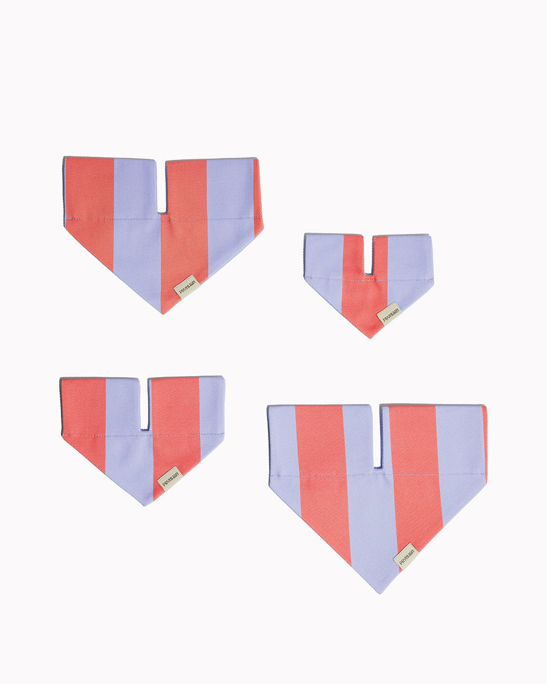 Prynometry Triangle Bandanas Rosie Pop Purple
