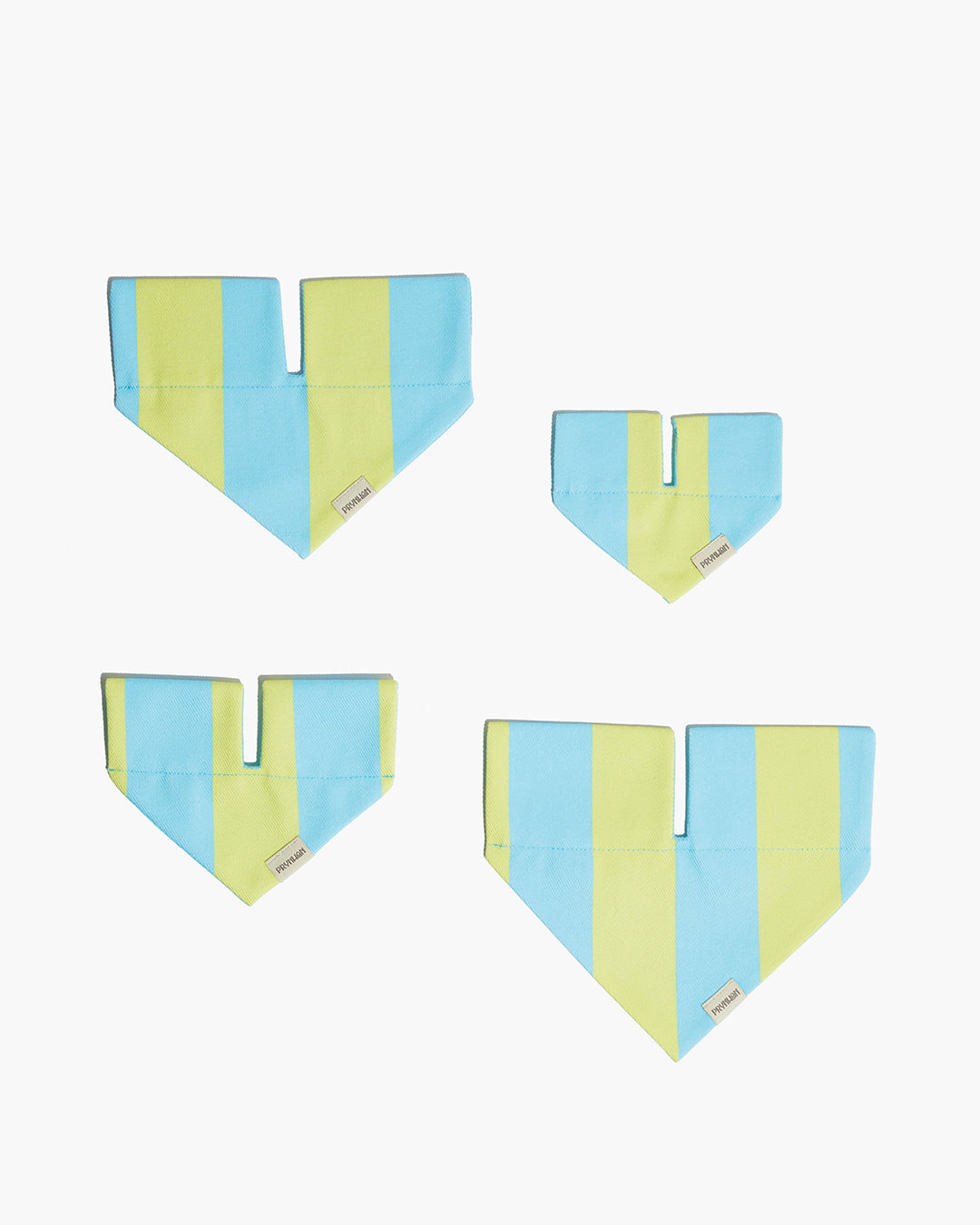 Prynometry Triangle Bandanas Sandy Glow Yellow