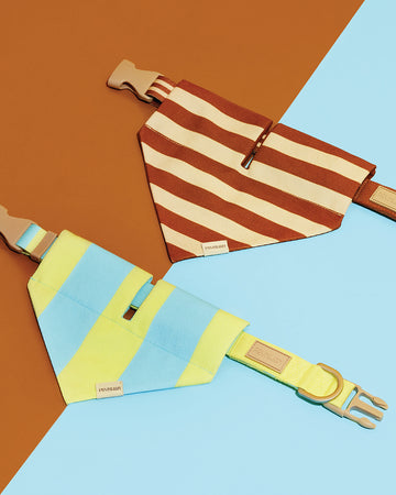 Prynometry Triangle Bandanas Sandy Glow Brown