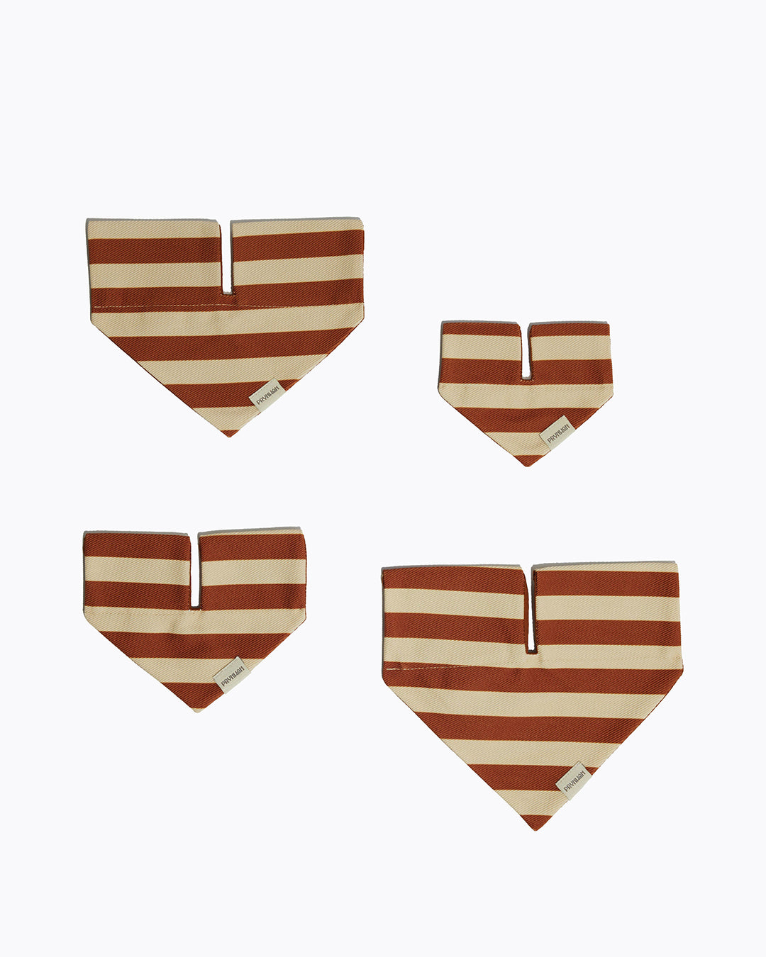 Prynometry Triangle Bandanas Sandy Glow Brown