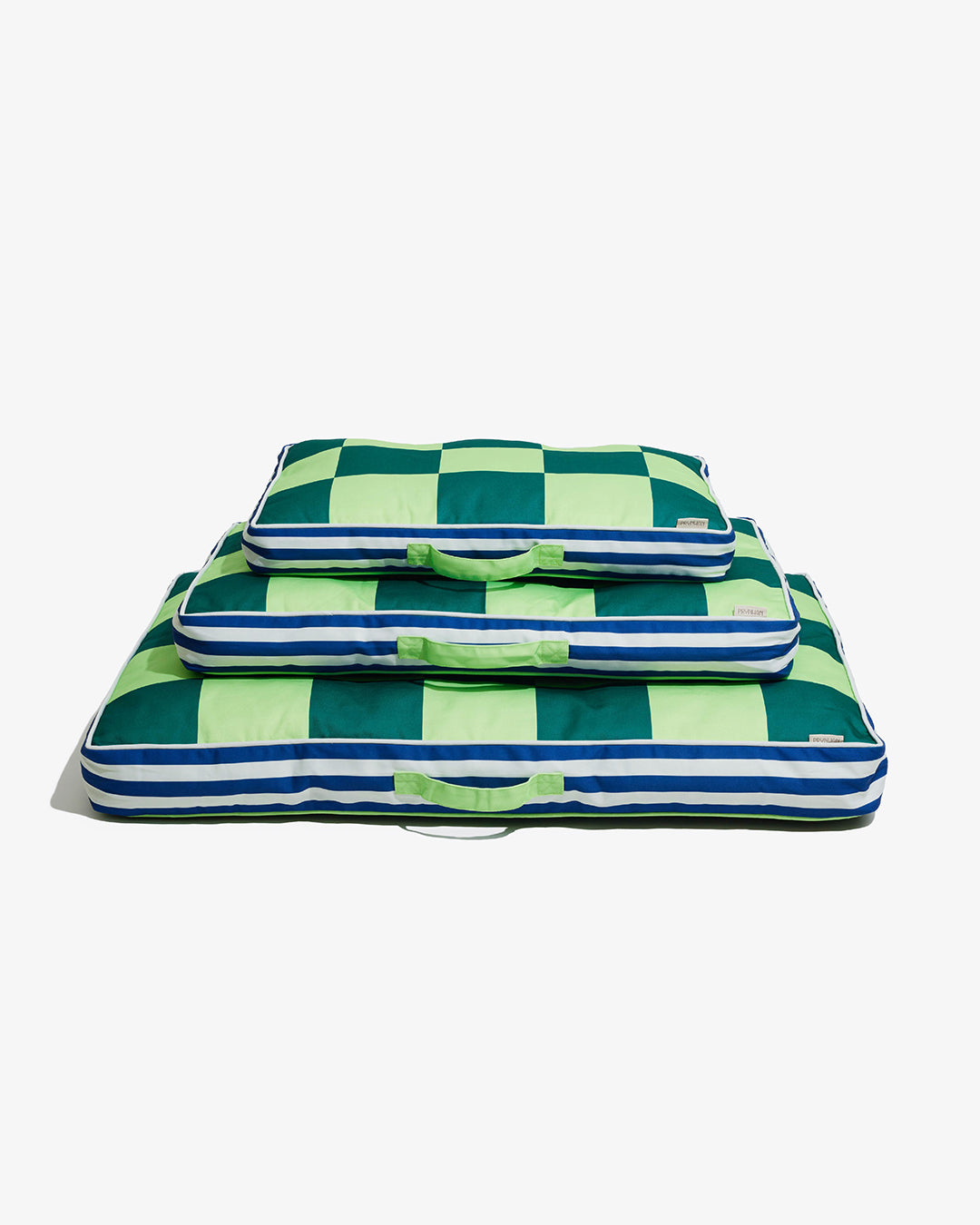 Prynometry Square Mattress Bed Green