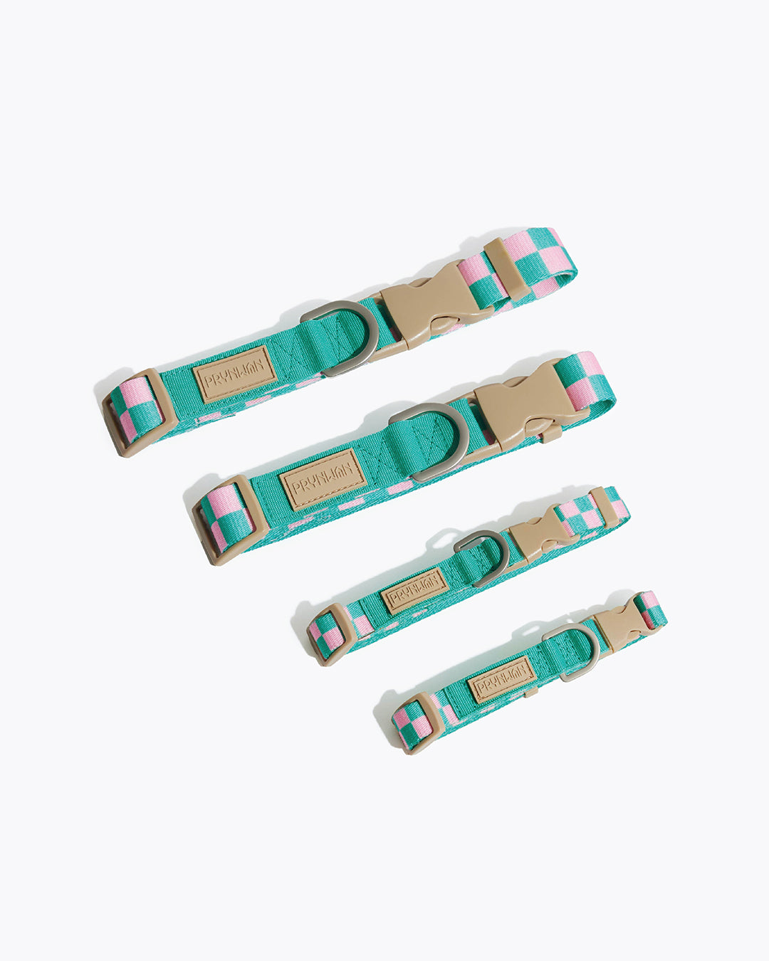 Prynometry Quick Release Collar Rosie Pop Green