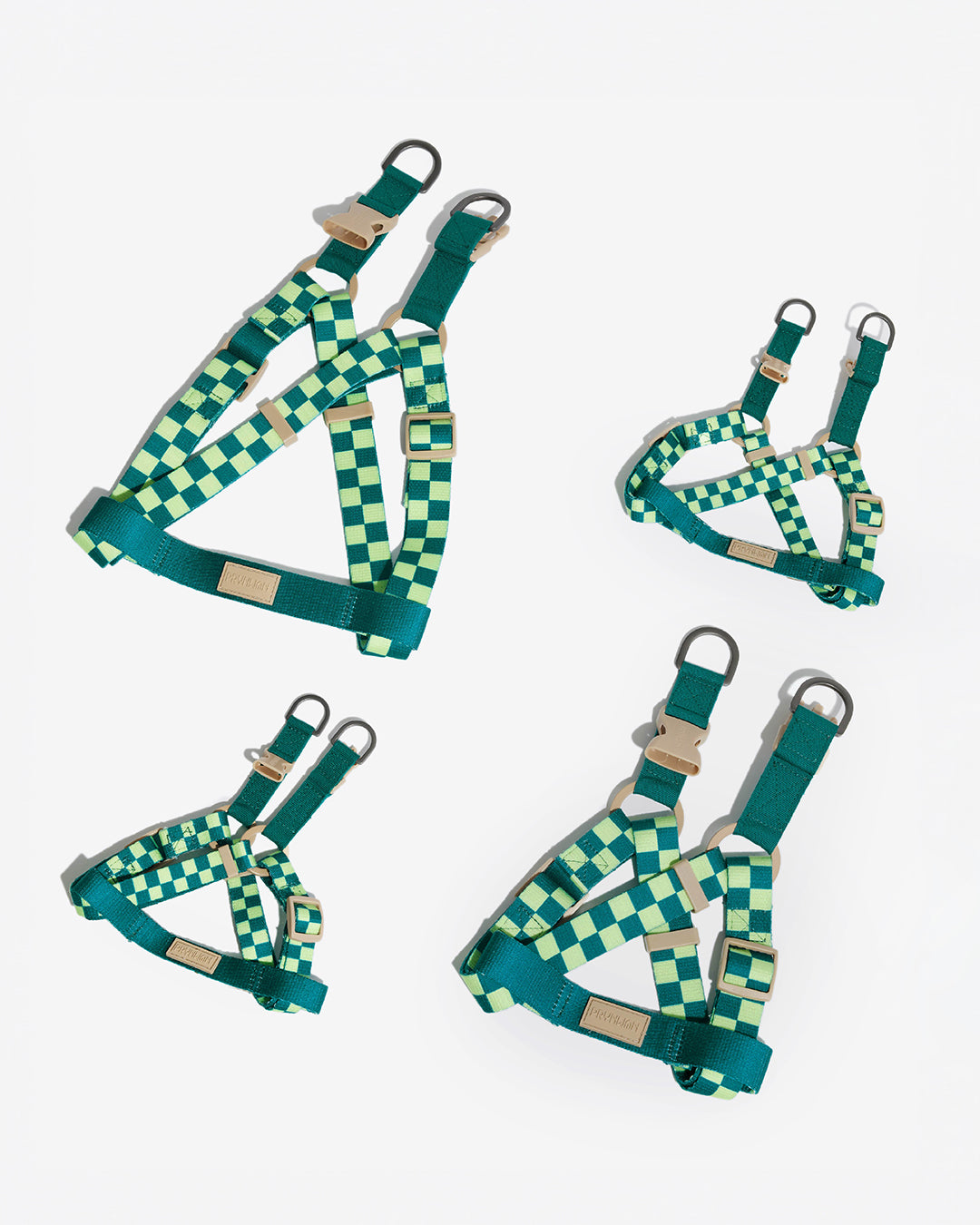 Prynometry Step-In Harness Fresh Duo Green