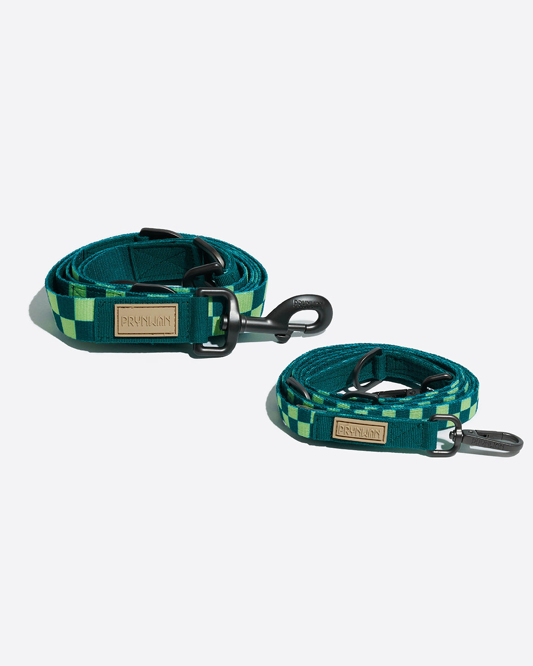 Prynometry Adjustable Leash Fresh Duo Green