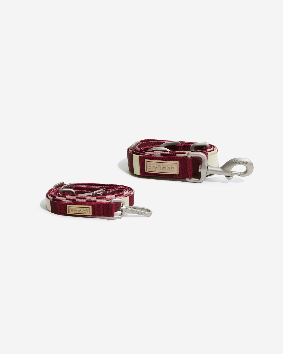 Leash 001 Cream Dark Red