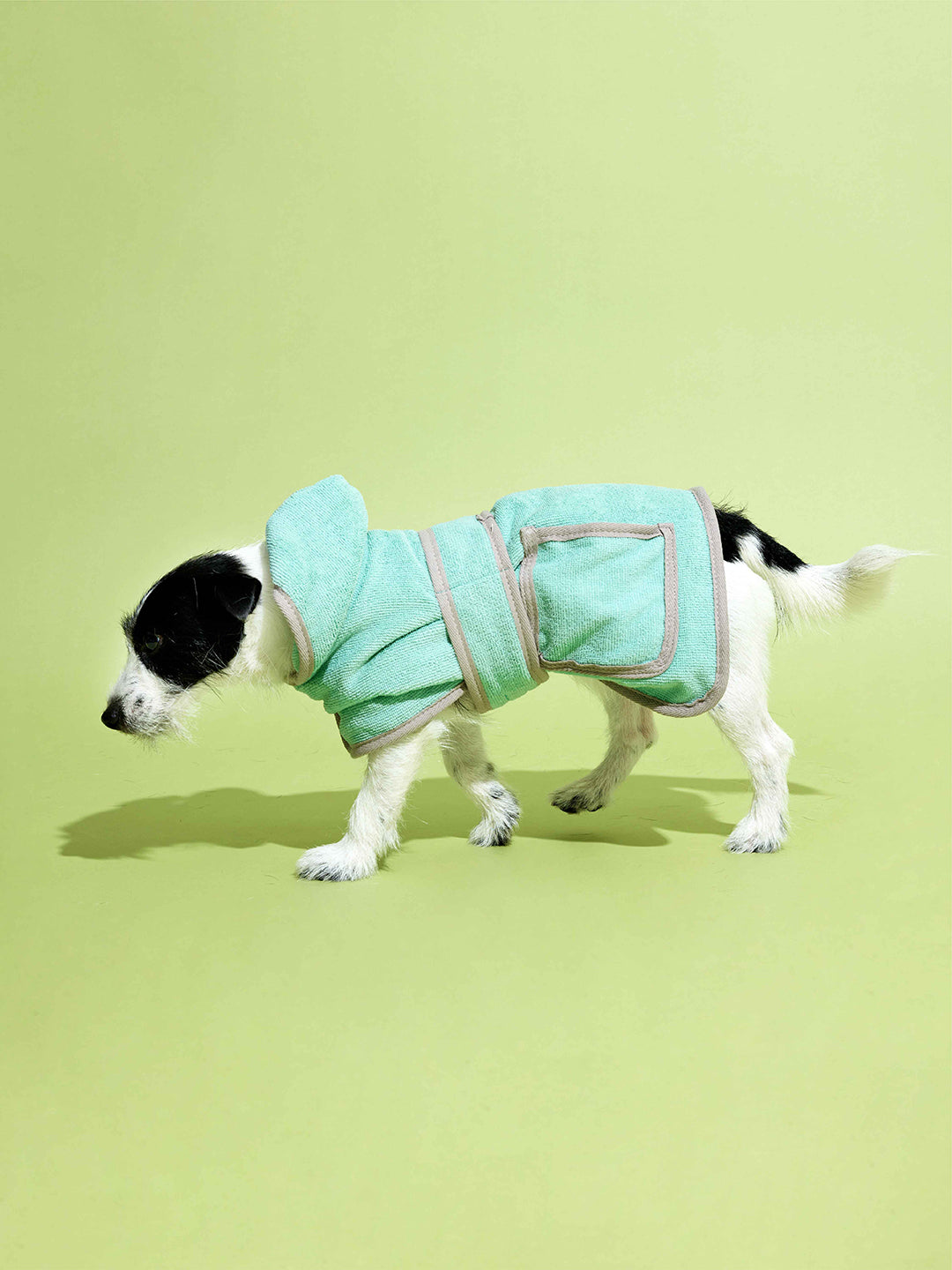 Wrap-Around Style Bathrobe Mint (Free 35ml Shampoo & Spray)